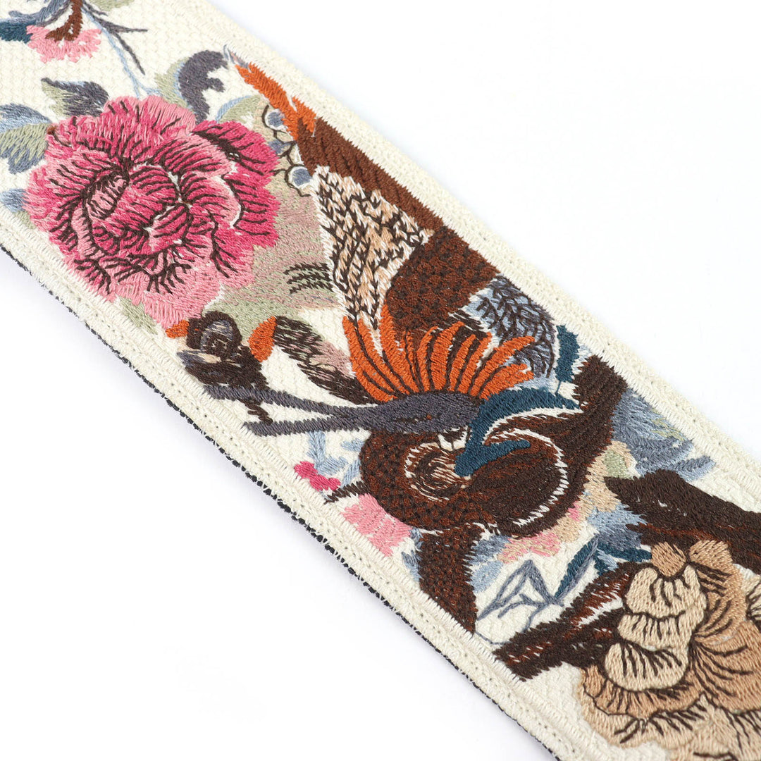 Excellent Christian Dior Shoulder strap Floral embroidery, logo embroidery