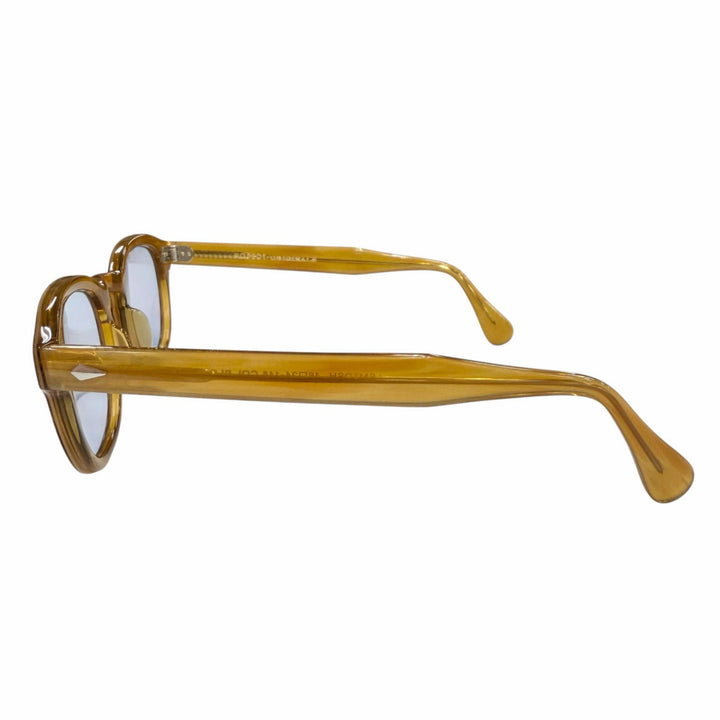 Excellent MOSCOT sunglasses LEMTOSH Eyewear Clear brown mens