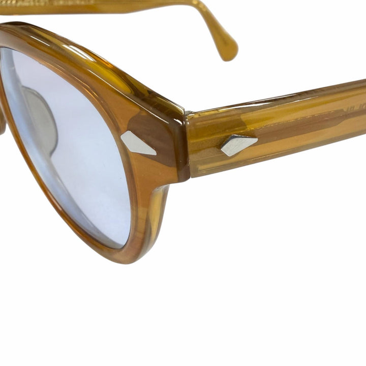 Excellent MOSCOT sunglasses LEMTOSH Eyewear Clear brown mens
