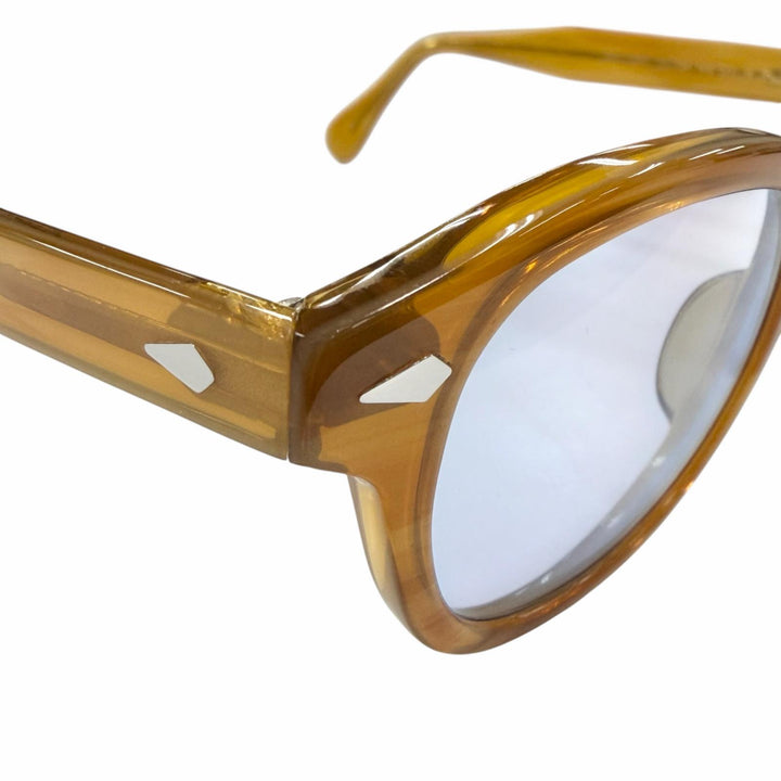 Excellent MOSCOT sunglasses LEMTOSH Eyewear Clear brown mens