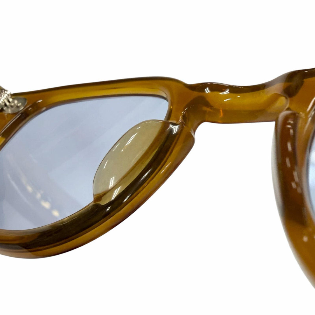 Excellent MOSCOT sunglasses LEMTOSH Eyewear Clear brown mens