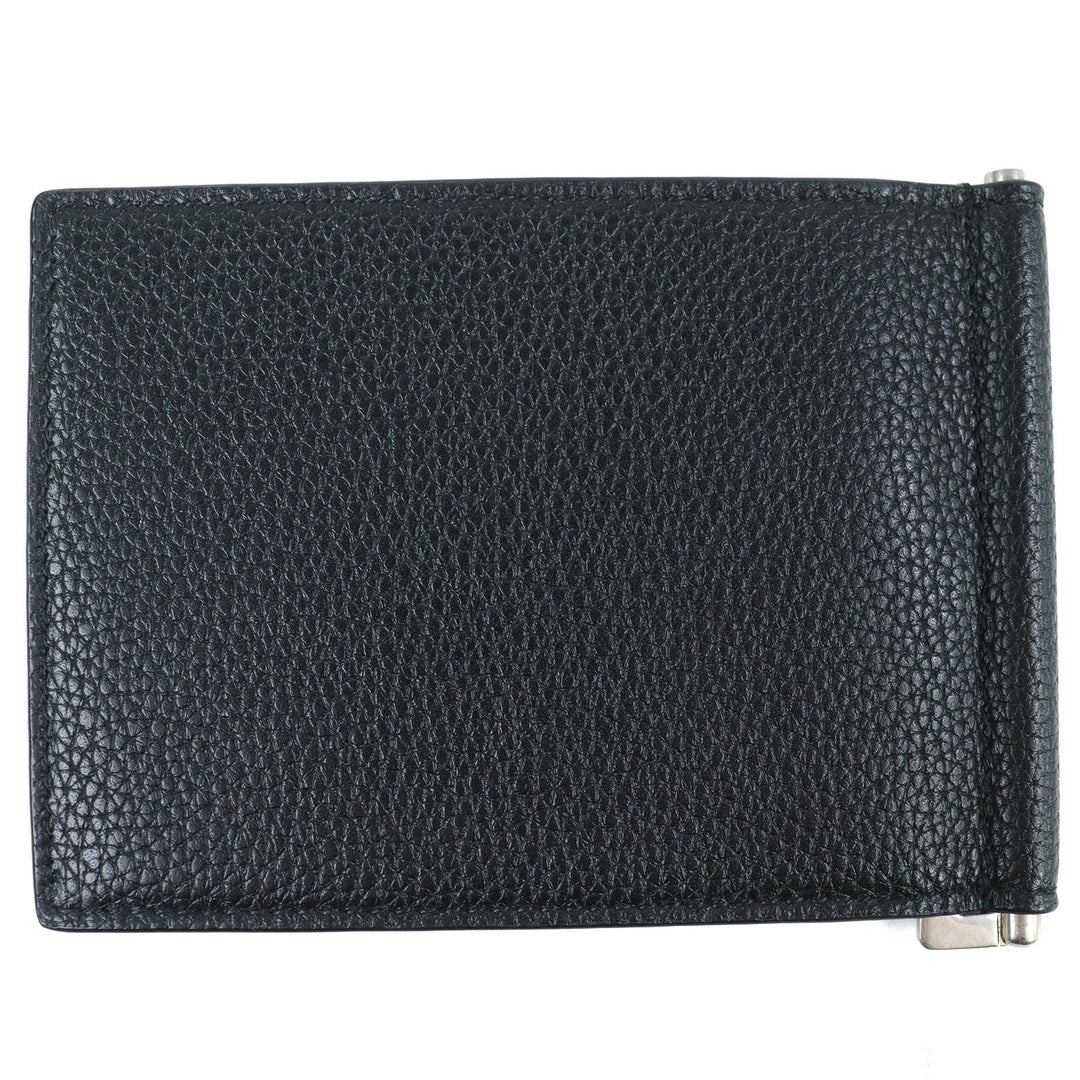 Excellent SAINT LAURENT PARIS Bifold Wallet Card Case Bill Clip Wallet 691633