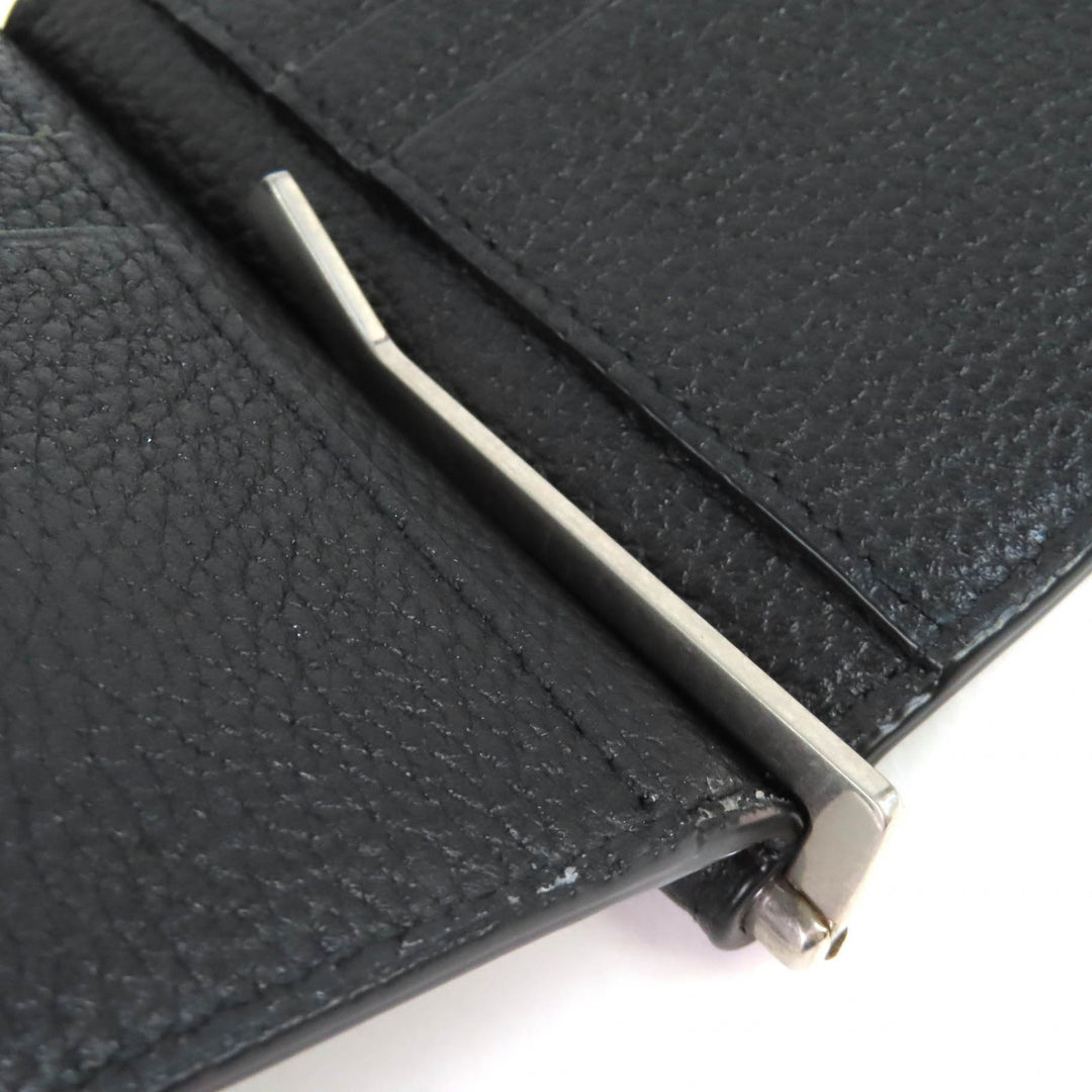 Excellent SAINT LAURENT PARIS Bifold Wallet Card Case Bill Clip Wallet 691633