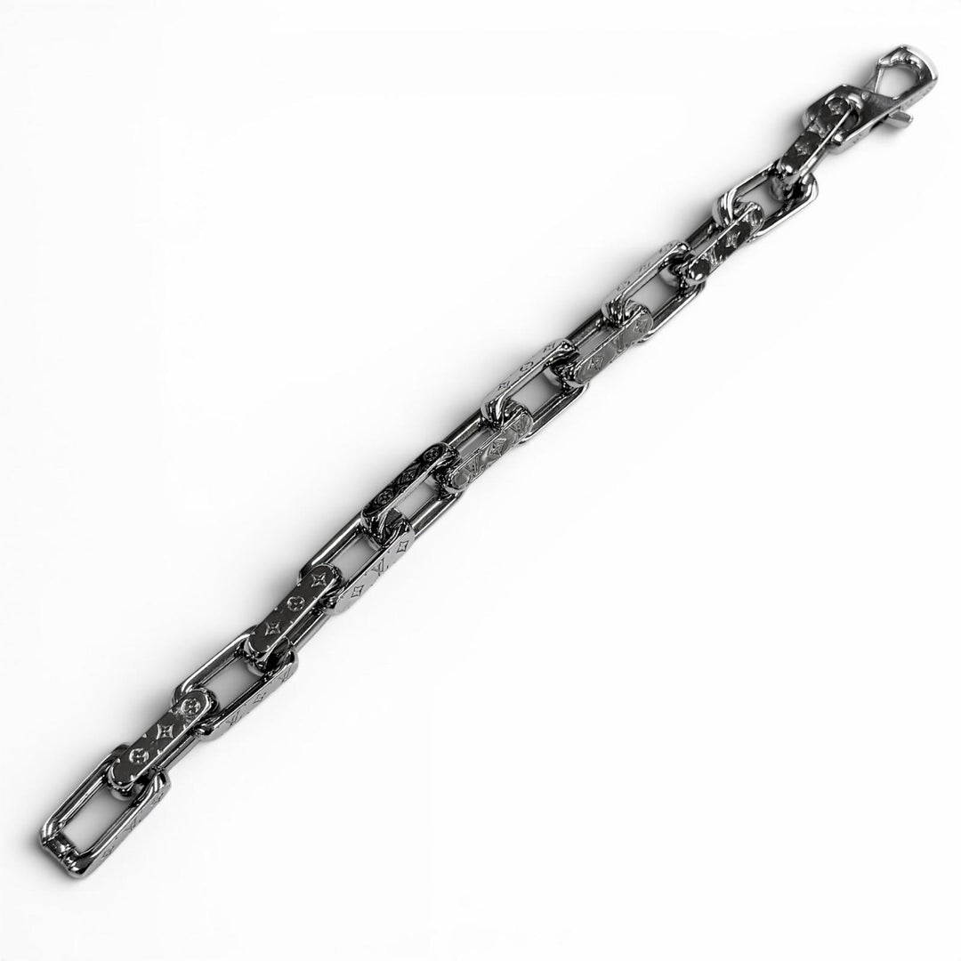 Excellent LOUIS VUITTON bracelet Bracelet/Chain monogram Collier Silver