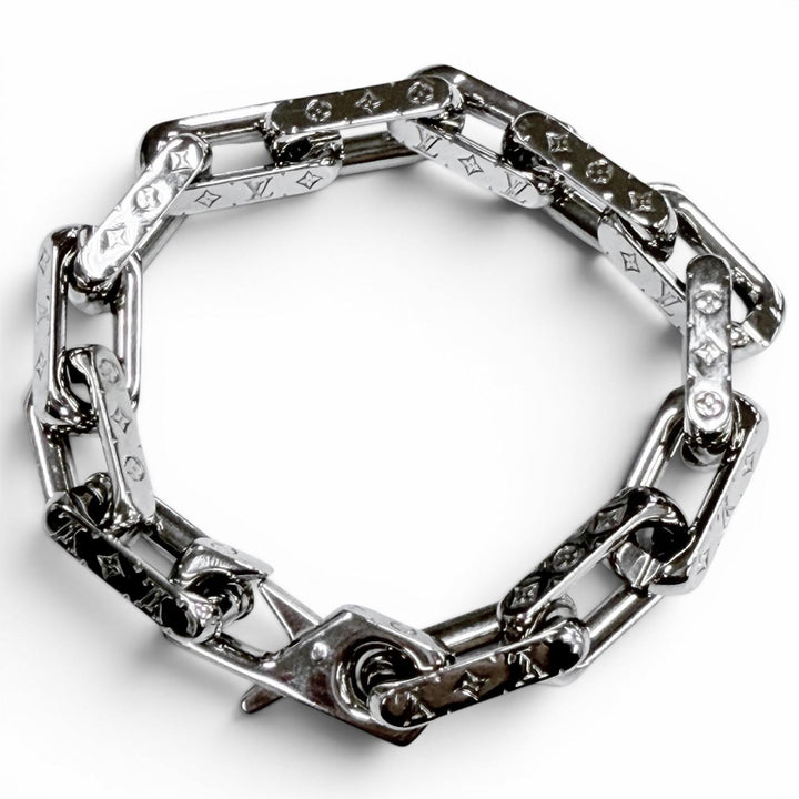 Excellent LOUIS VUITTON bracelet Bracelet/Chain monogram Collier Silver