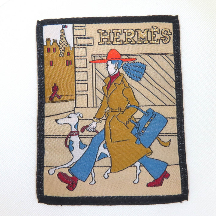 Pristine HERMES beret Saint Honoré Serie button beige cashmere Women 57