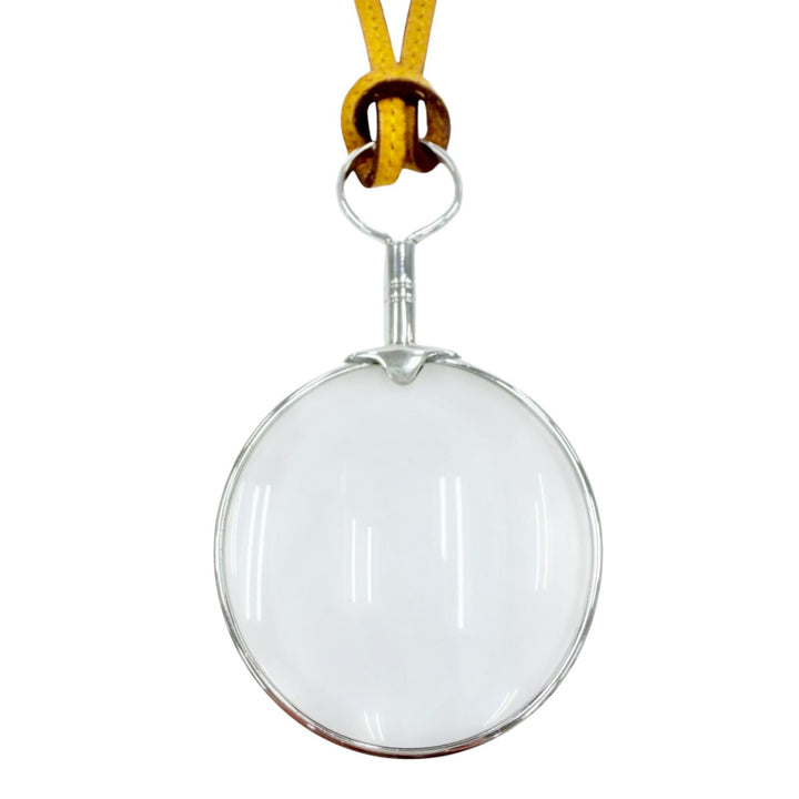 Excellent HERMES Necklace Loupe Silver 925 Women