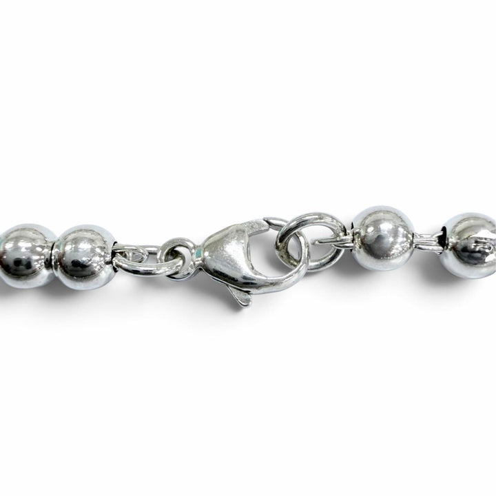 Great TIFFANY&Co. bracelet Mini Heart Tag Ball Chain Bracelet Silver 925 Women