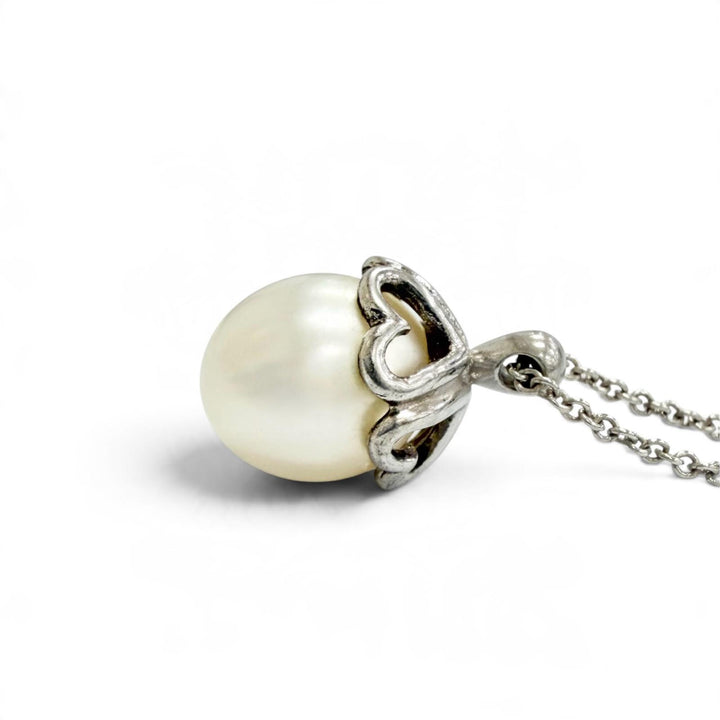 Great TIFFANY&Co. Necklace Open heart necklace accessory Silver 925 Women