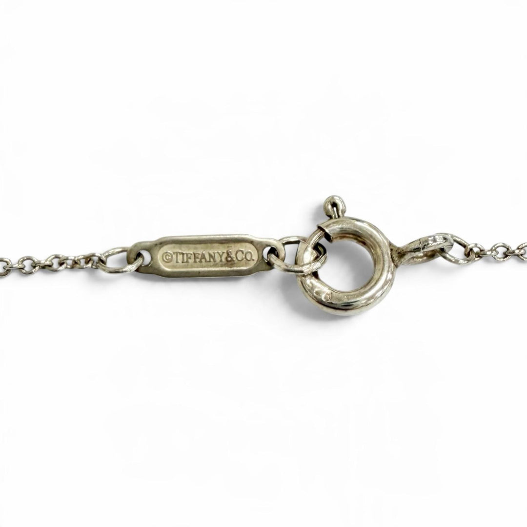 Great TIFFANY&Co. Necklace Open heart necklace accessory Silver 925 Women