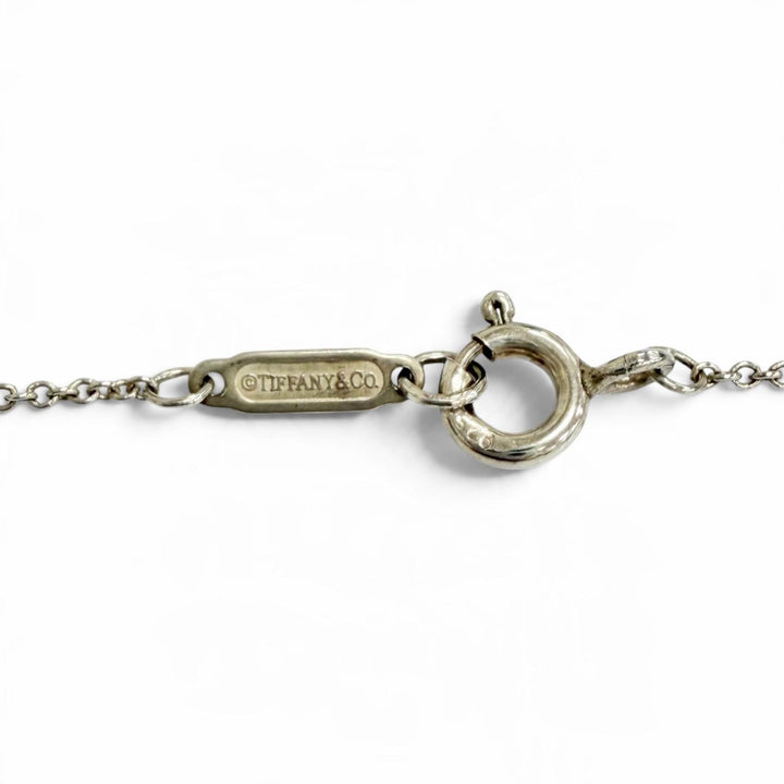 Great TIFFANY&Co. Necklace Open heart necklace accessory Silver 925 Women