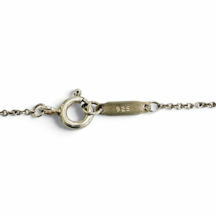 Great TIFFANY&Co. Necklace Open heart necklace accessory Silver 925 Women