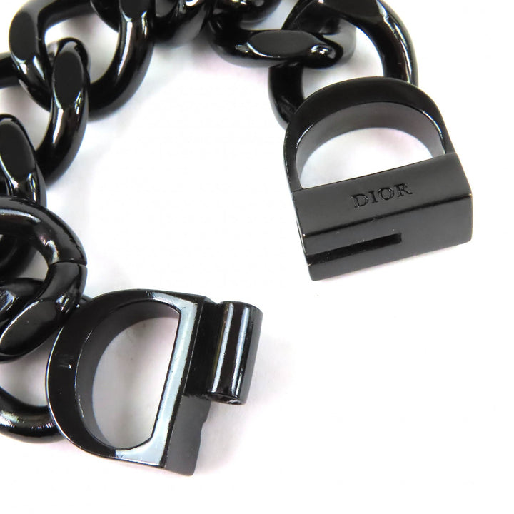 Great DIOR bracelet CD ICON Chain Link Bracelet black Women