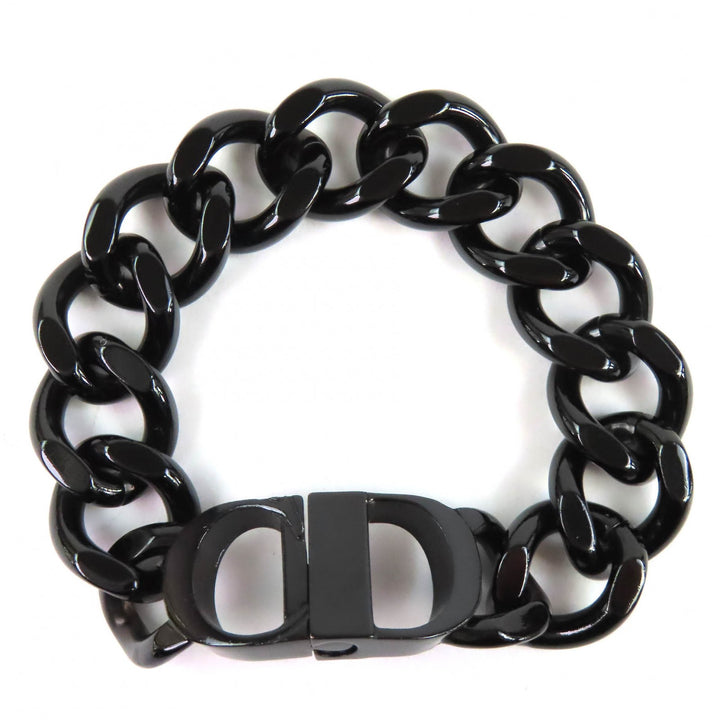 Great DIOR bracelet CD ICON Chain Link Bracelet black Women