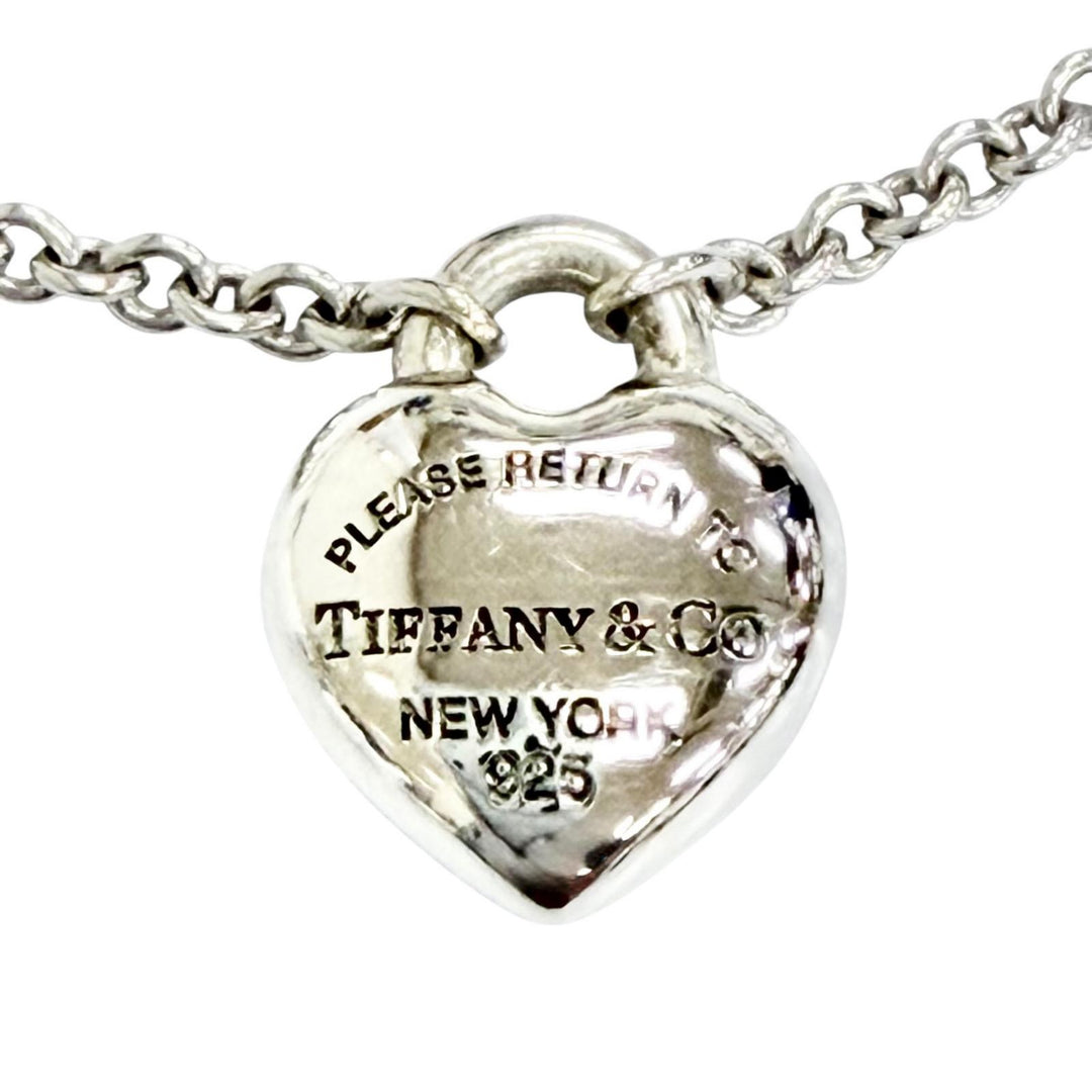 Excellent TIFFANY&Co. bracelet Full Heart Bracelet Silver AG925 Women