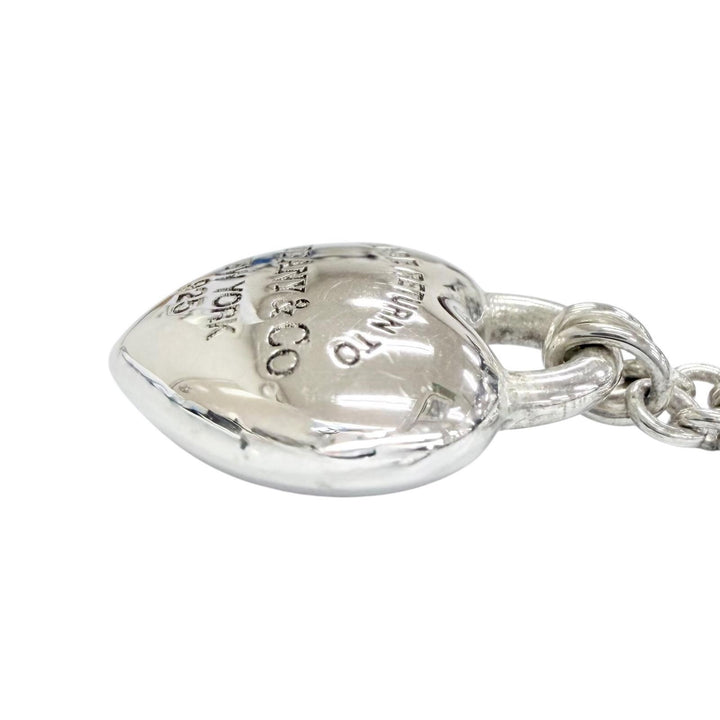 Excellent TIFFANY&Co. bracelet Full Heart Bracelet Silver AG925 Women