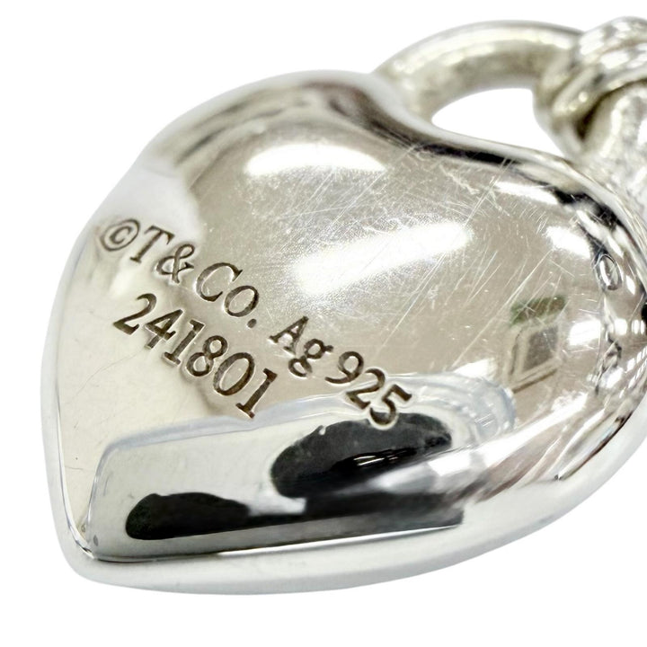 Excellent TIFFANY&Co. bracelet Full Heart Bracelet Silver AG925 Women
