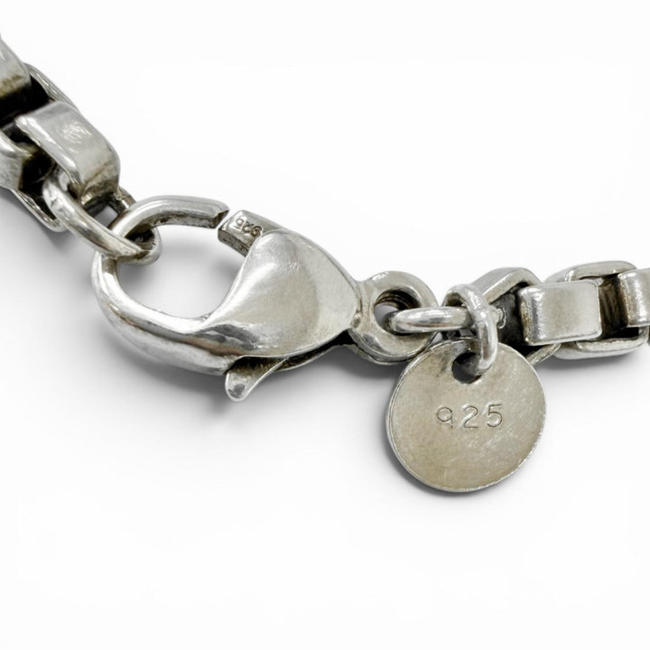 Great TIFFANY&Co. bracelet Venetian Chain Silver SV925 mens