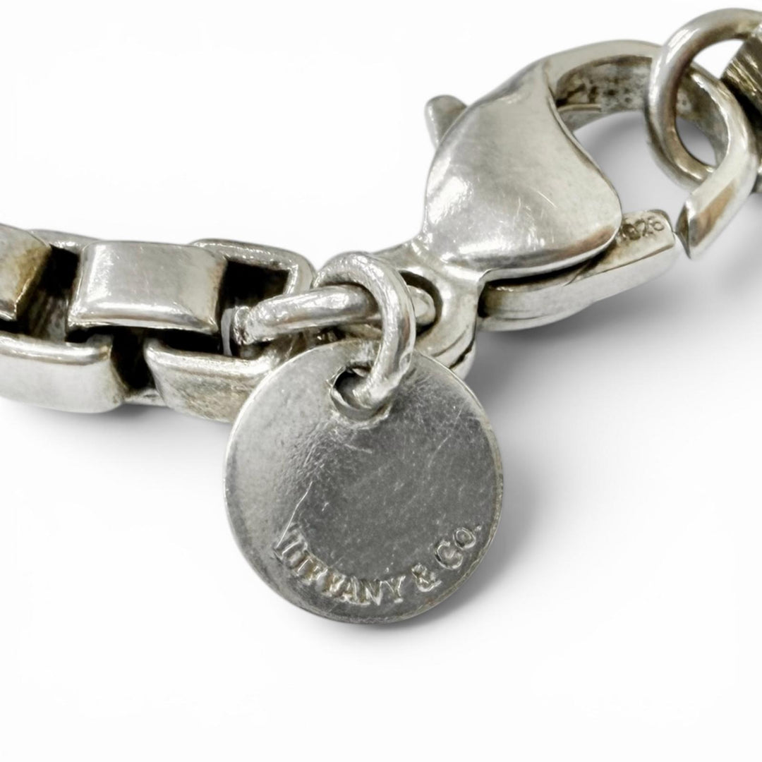Great TIFFANY&Co. bracelet Venetian Chain Silver SV925 mens