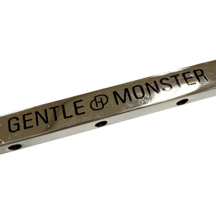 Great GENTLE MONSTER DHEYGERE Glasses PIERCED Silver mens