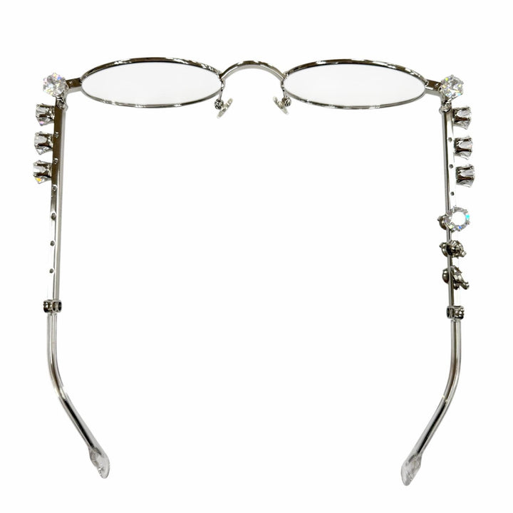 Great GENTLE MONSTER DHEYGERE Glasses PIERCED Silver mens