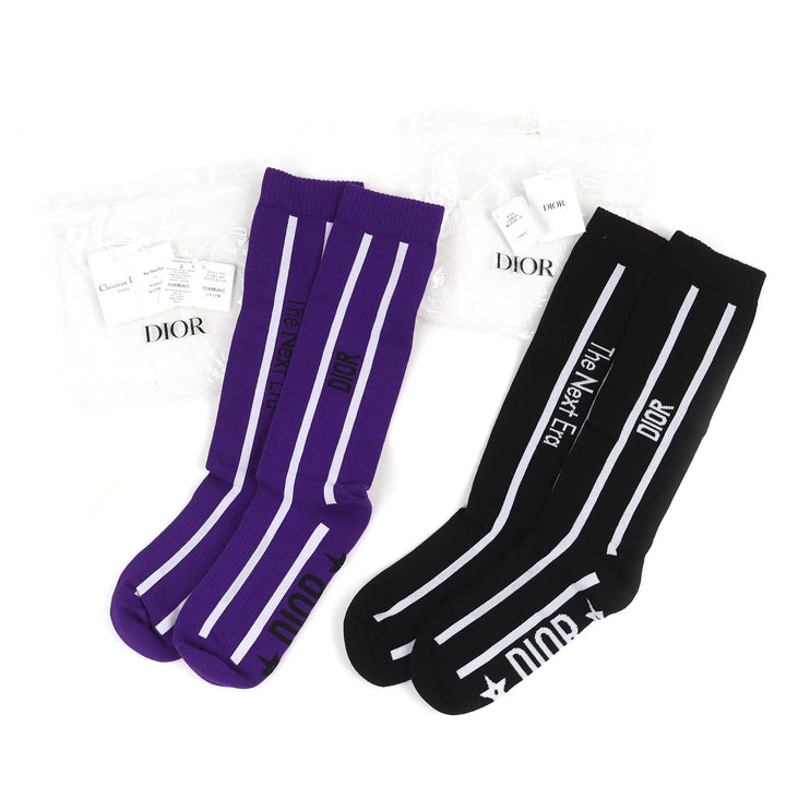 Pristine DIOR Logo design socks S 25SOD500L200