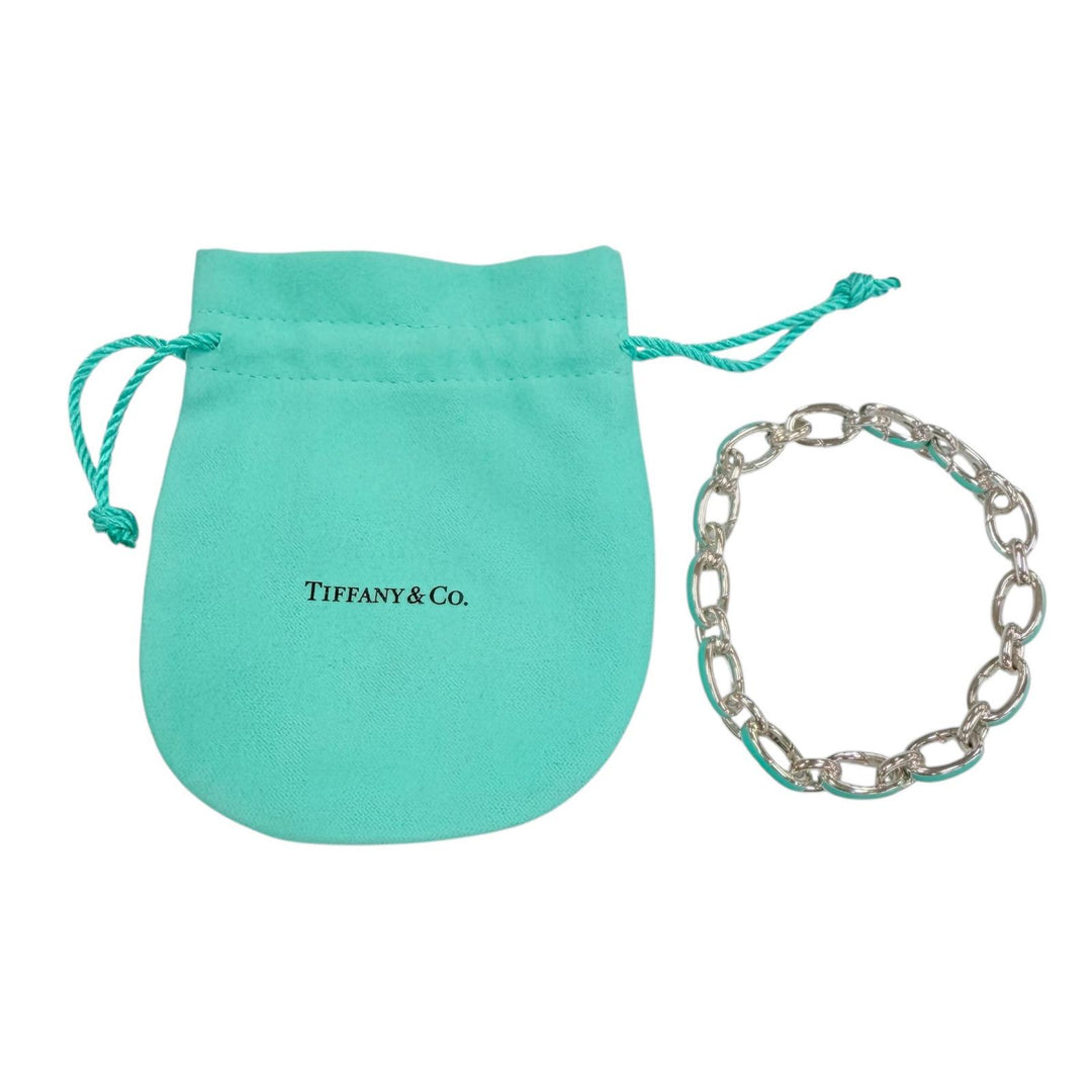 Excellent TIFFANY&Co. bracelet Clasping Links Silver 925 Women