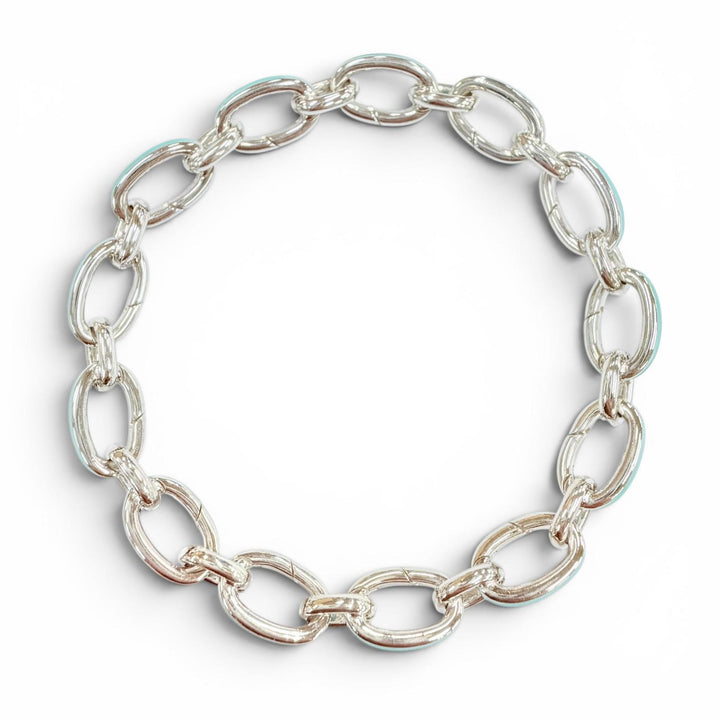 Excellent TIFFANY&Co. bracelet Clasping Links Silver 925 Women