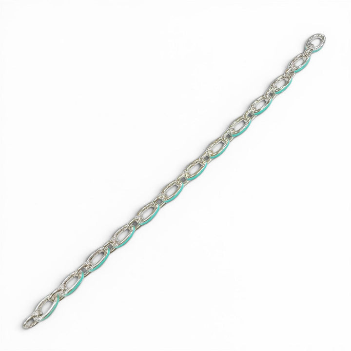 Excellent TIFFANY&Co. bracelet Clasping Links Silver 925 Women