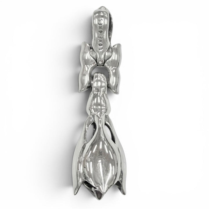 Excellent LONE ONES Pendant top Tearbell Key Clasp M Silver SV925 mens