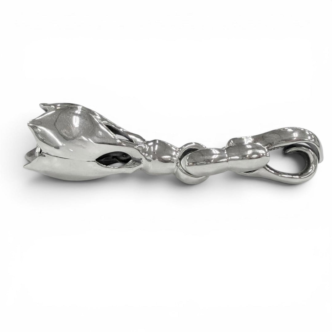 Excellent LONE ONES Pendant top Tearbell Key Clasp M Silver SV925 mens