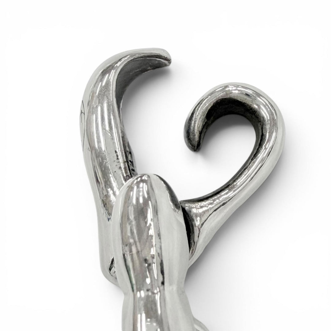 Excellent LONE ONES Pendant top Tearbell Key Clasp M Silver SV925 mens