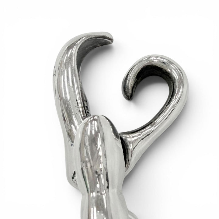 Excellent LONE ONES Pendant top Tearbell Key Clasp M Silver SV925 mens