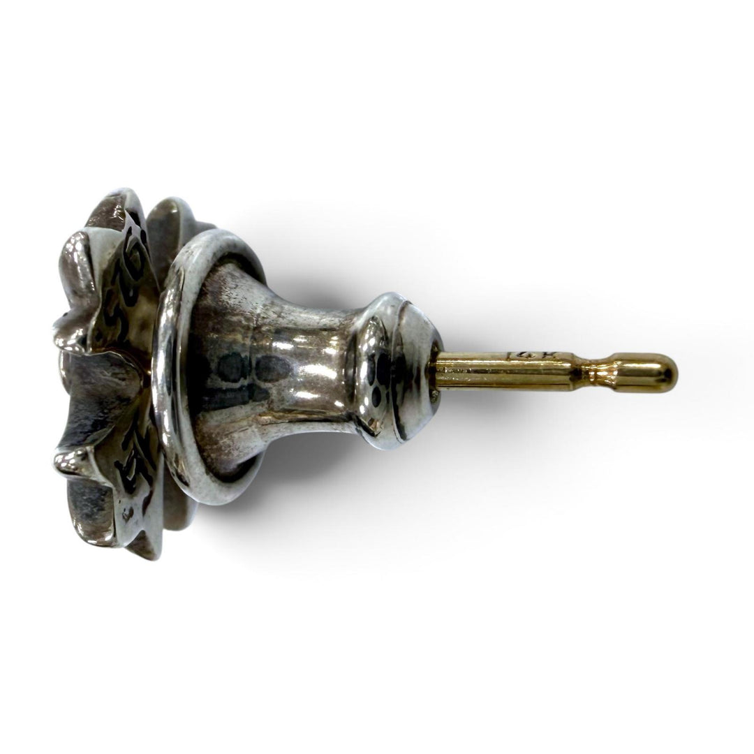 Excellent CHROME HEARTS Pierce No.2 CH PLS CH Plus Stud Silver 925 mens
