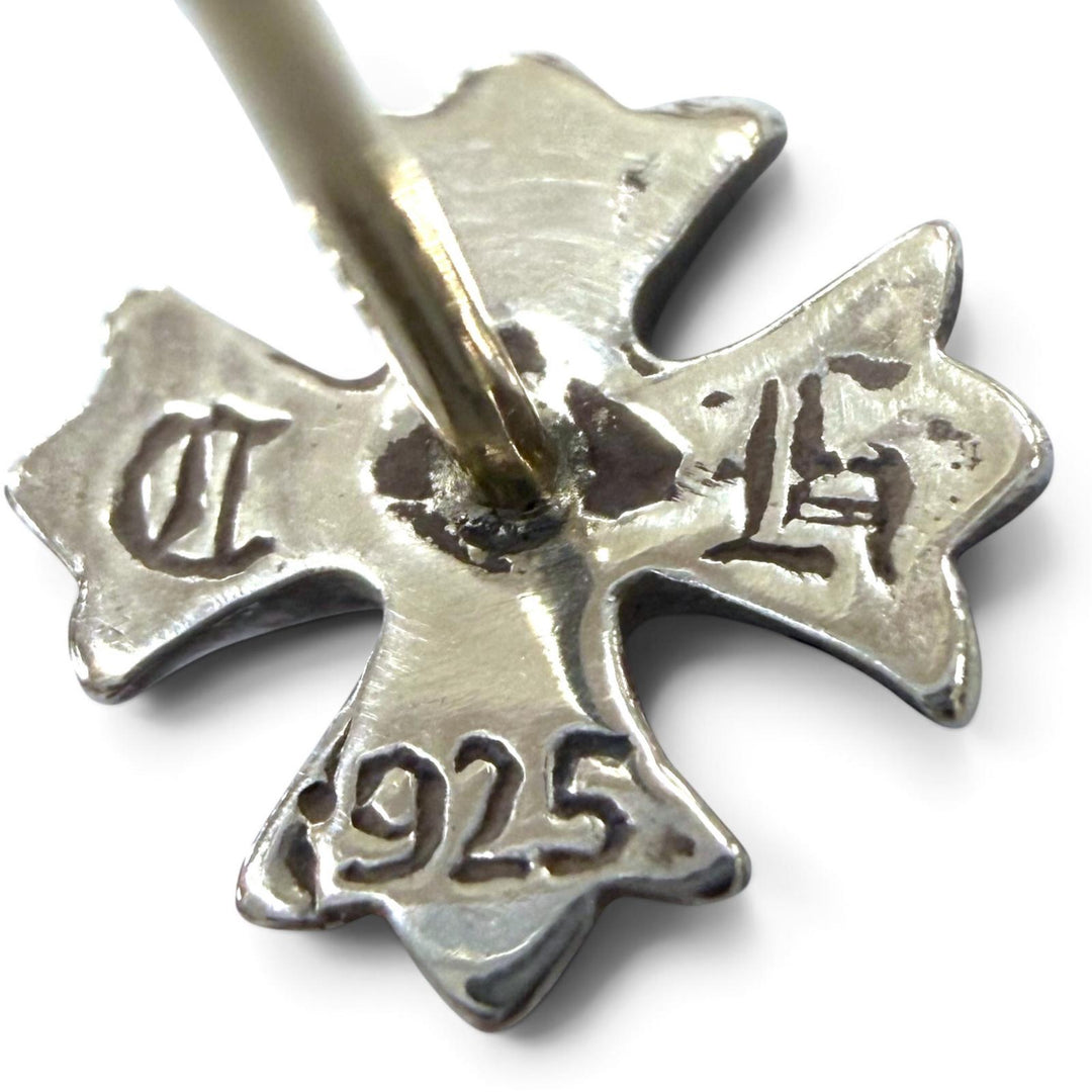 Excellent CHROME HEARTS Pierce No.2 CH PLS CH Plus Stud Silver 925 mens