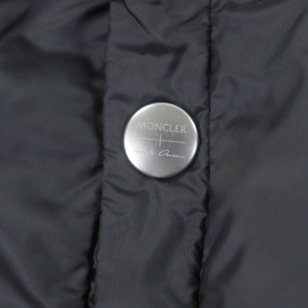 Excellent MONCLER RICK OWENS down coat CYCLOPINC black Nylon mens 3