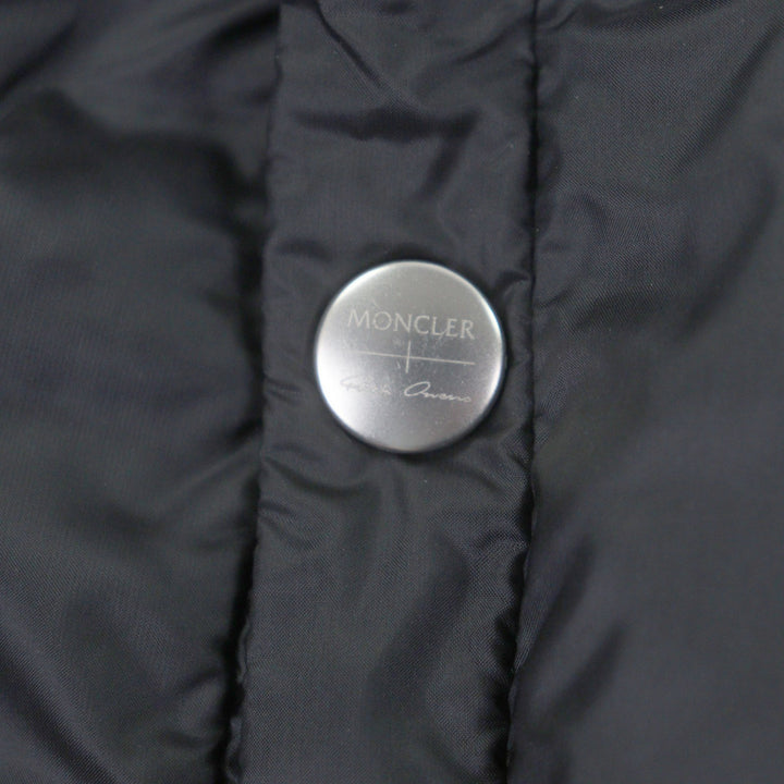Excellent MONCLER RICK OWENS down coat CYCLOPINC black Nylon mens 3