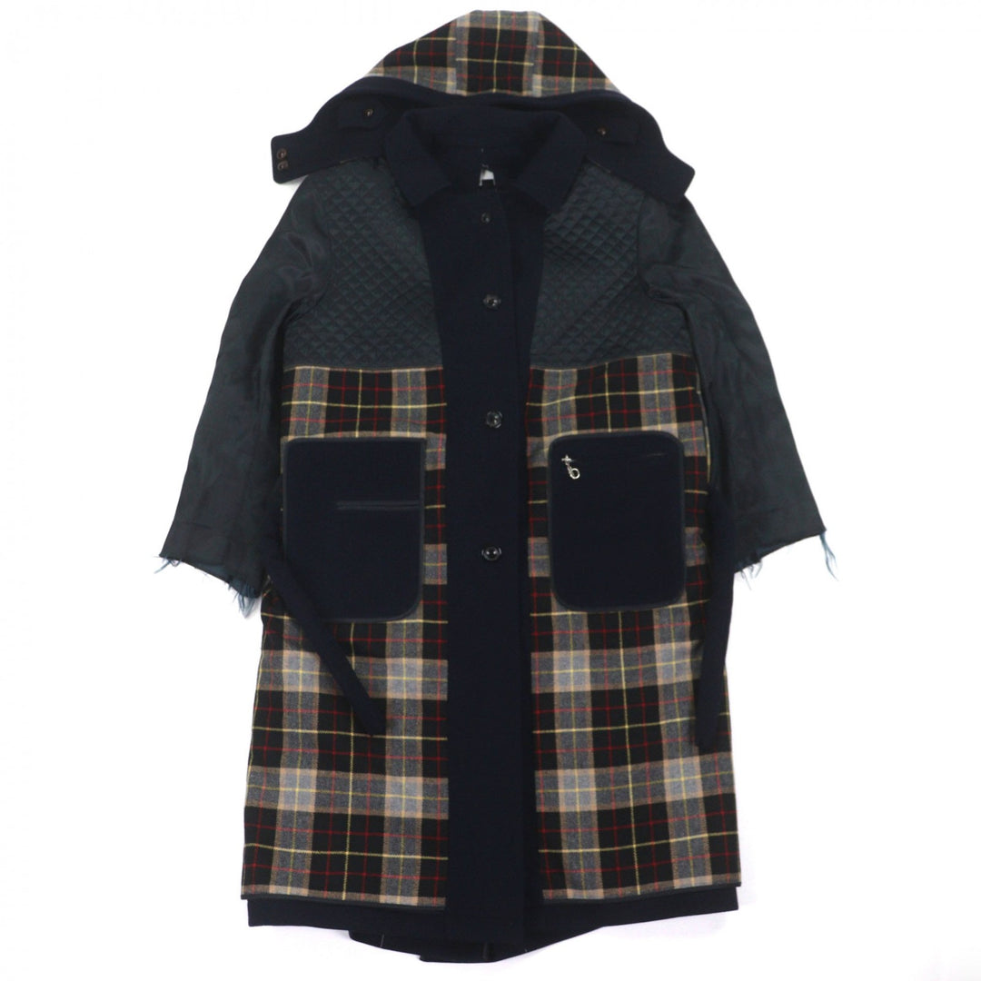 Pristine Maison Margiela coat Navy wool mens 44 S30AA0178