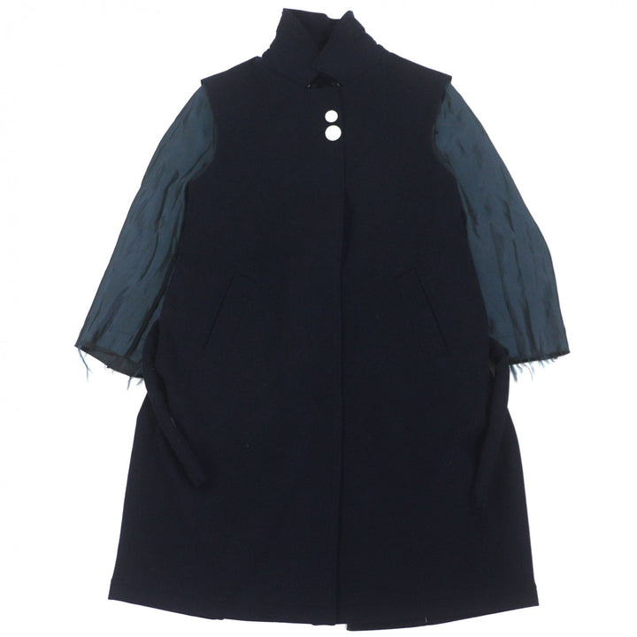 Pristine Maison Margiela coat Navy wool mens 44 S30AA0178