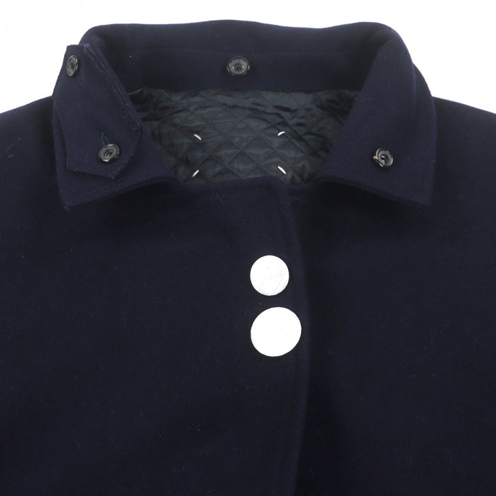 Pristine Maison Margiela coat Navy wool mens 44 S30AA0178