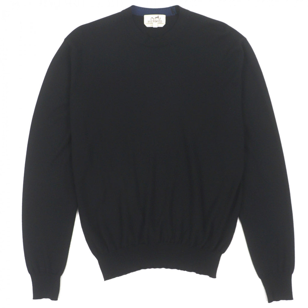 Excellent HERMES sweater black wool mens XS – caro-japan
