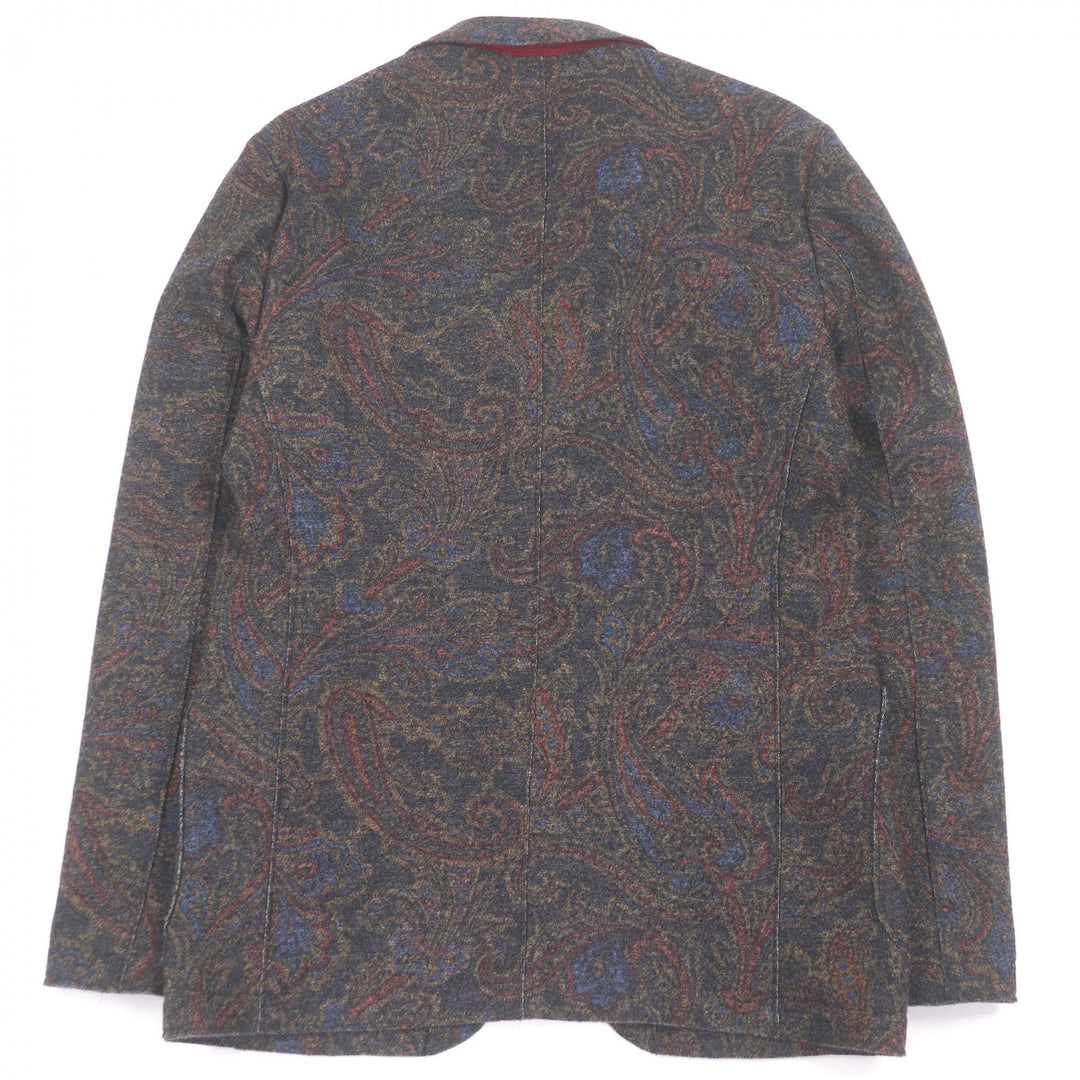 Excellent ETRO tailored jacket Paisley Pattern Single Unstructured Jacket