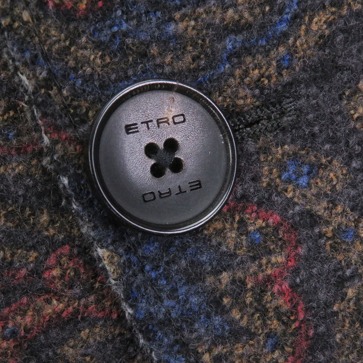 Excellent ETRO tailored jacket Paisley Pattern Single Unstructured Jacket