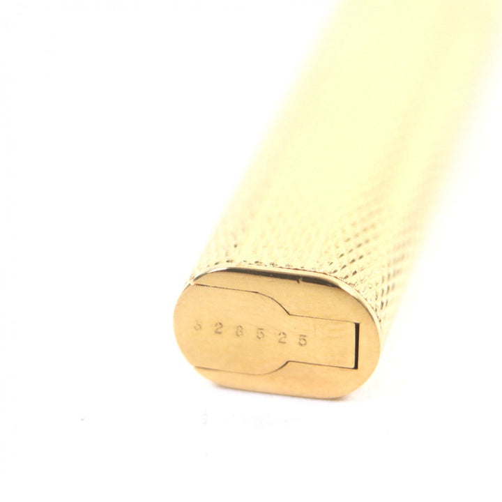 Excellent Cartier Ballpoint pen Trinity All-over pattern, cap style gold ー mens