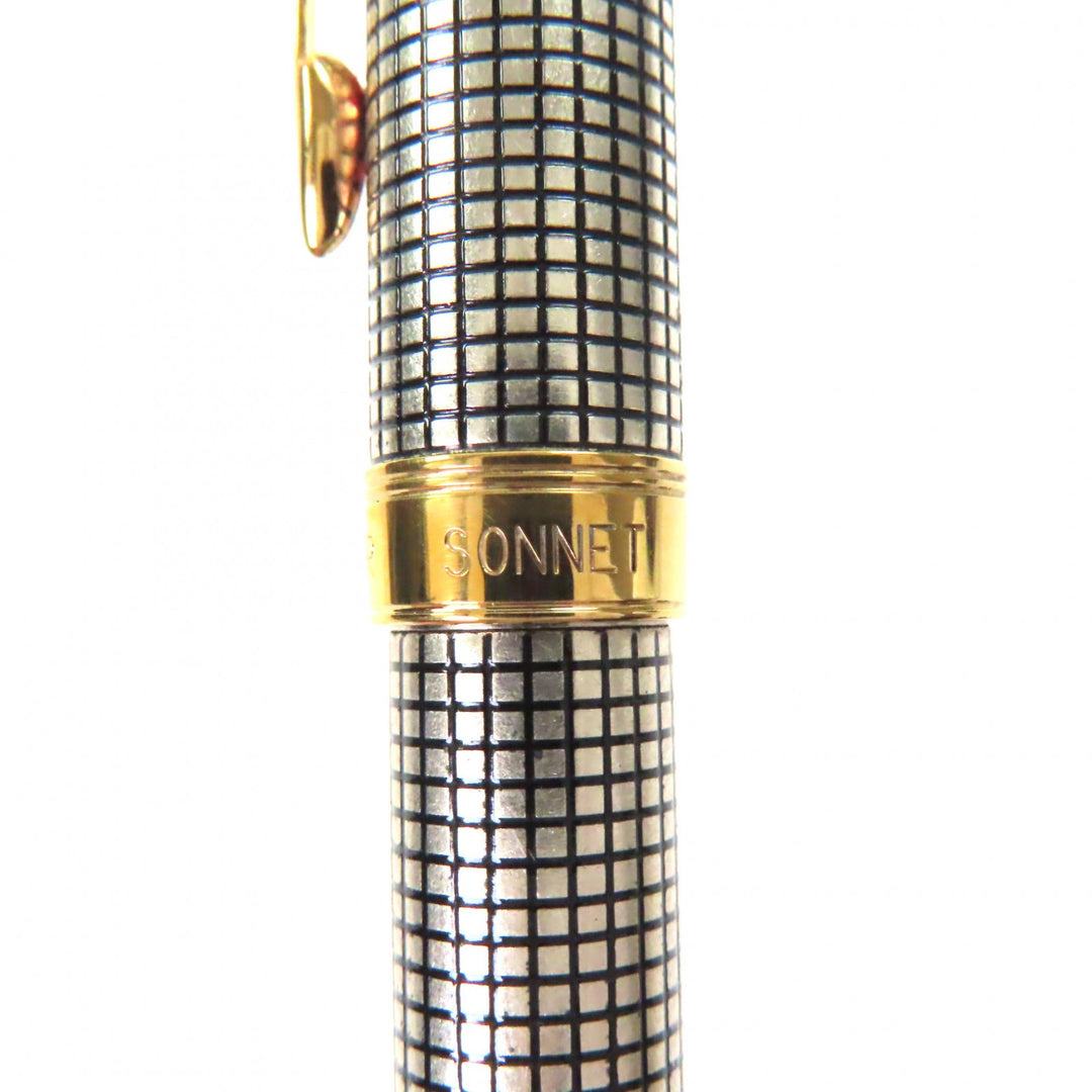 Great PARKER Ballpoint pen Sonnet Premium Shizure GT Silver mens 1931492