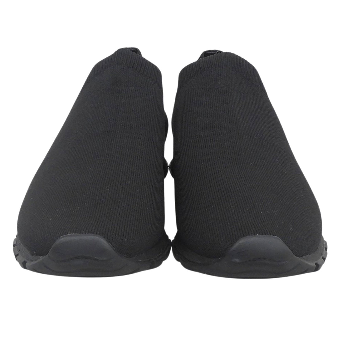 Excellent PRADA sneakers Logo design socks sneakers slip-on knit black mens 6.5