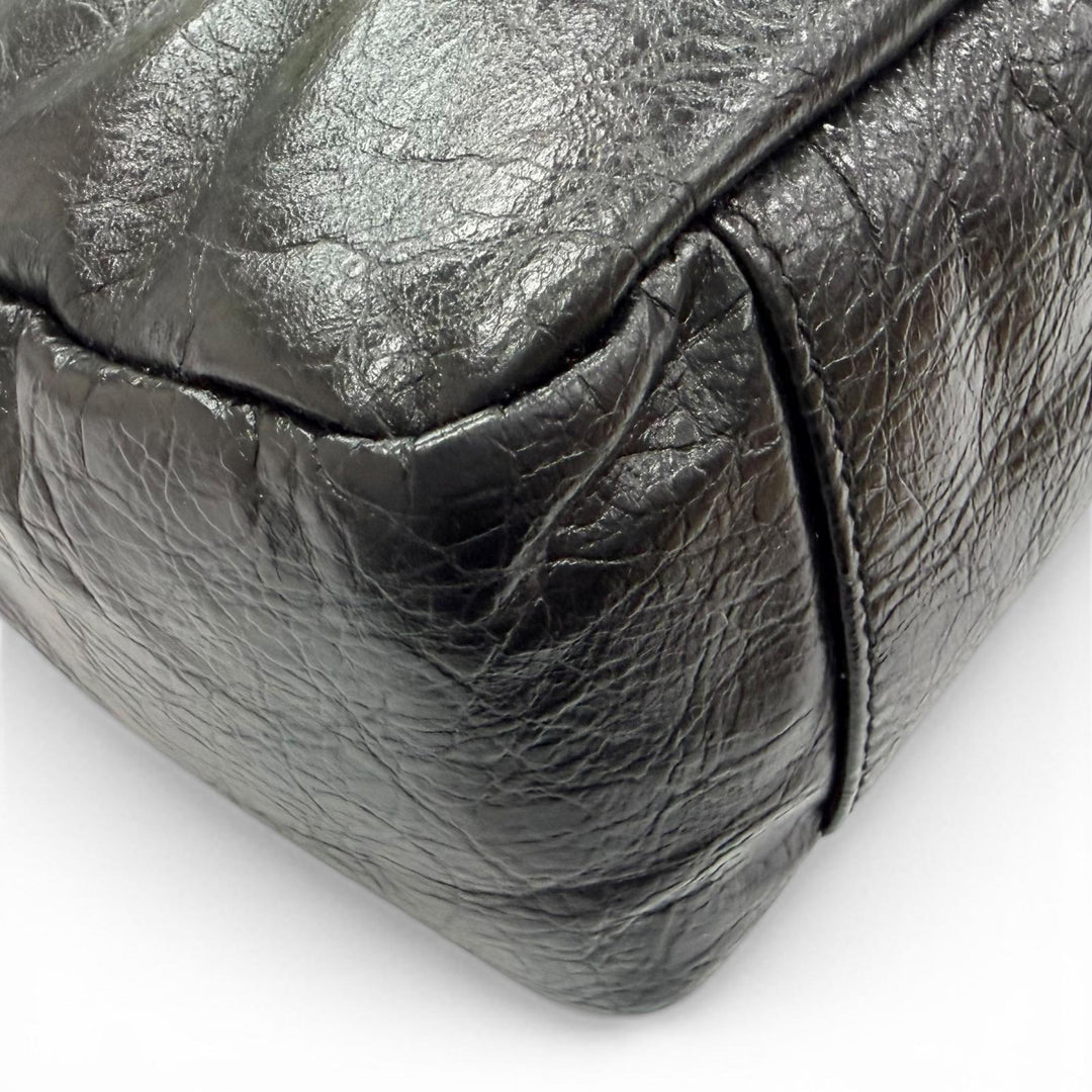 Excellent BALENCIAGA Shoulder Bag Monaco Arena Calfskin Camera Bag Chain 806459