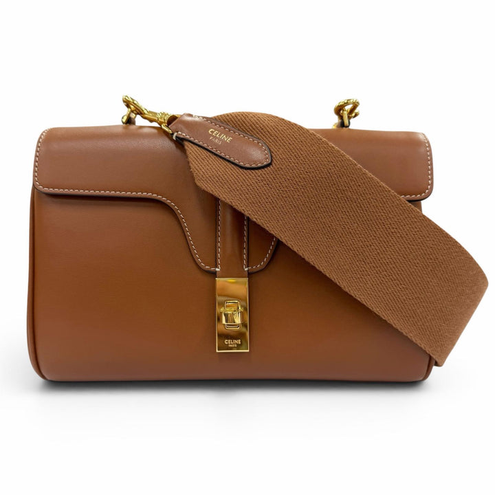 Great CELINE Teen Soft 16 Seize Shoulder Bag leather Women 19685