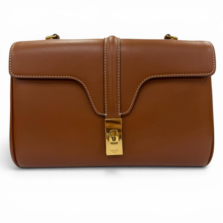 Great CELINE Teen Soft 16 Seize Shoulder Bag leather Women 19685