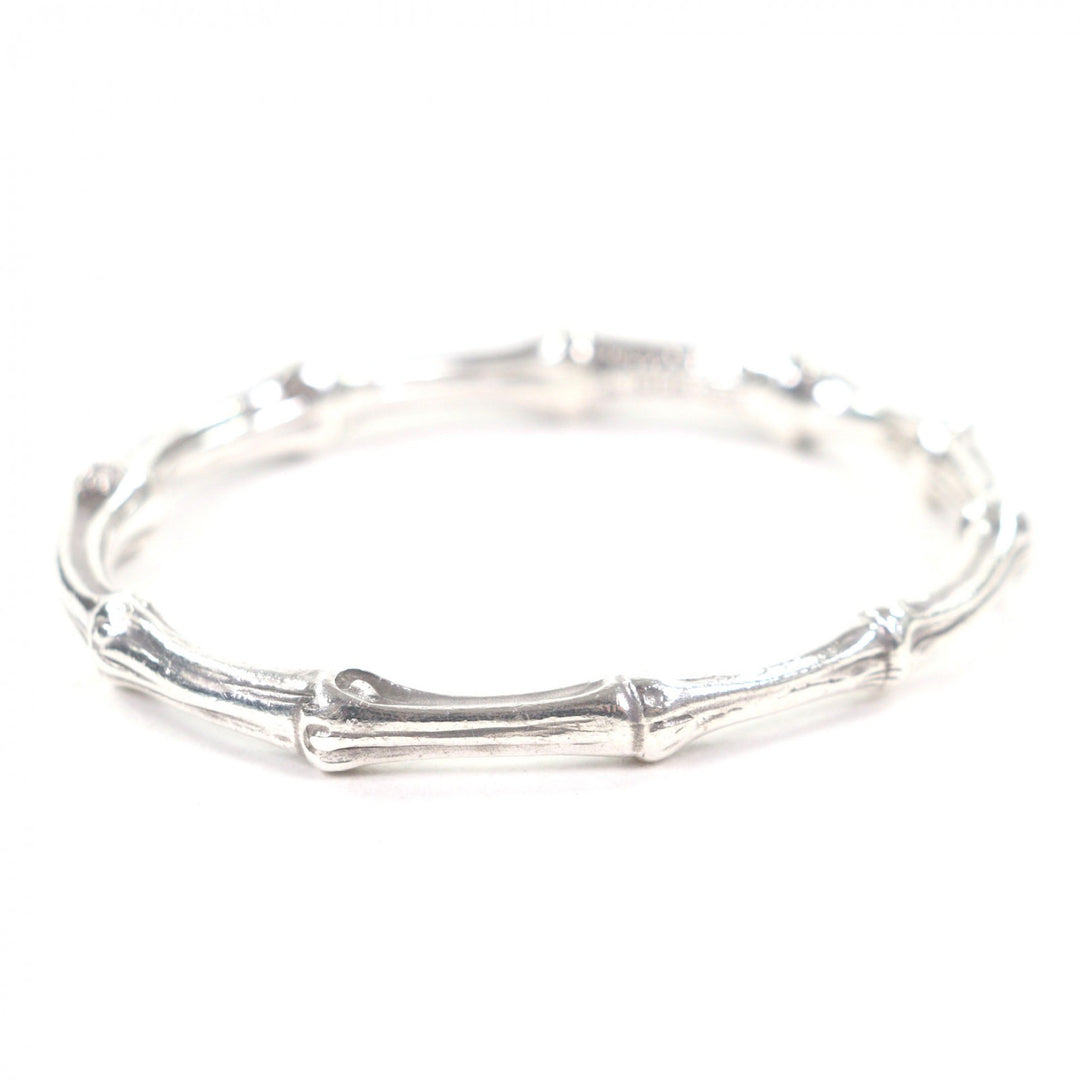 Great TIFFANY&Co. bracelet Bamboo Bangle Silver 925 mens